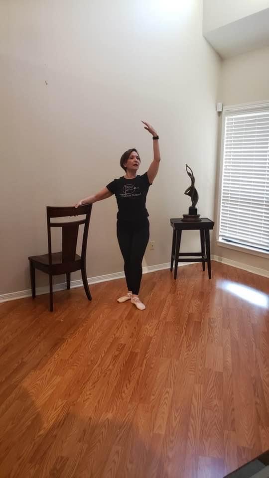 Cookie posing in living room